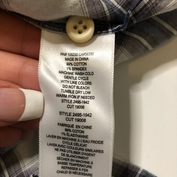 current elliot plaid button down - Picture 5 of 11